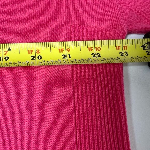 Esprit Coral Vneck Knit Sweater Cotton Blend Size XL - Picture 6 of 10